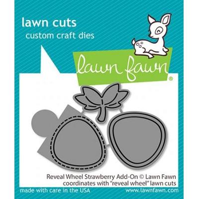Lawn Fawn Lawn Cuts - Reveal Wheel Strawberry Add-On